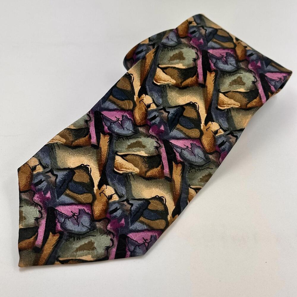 Cocktail Collection Silk Tie - Artistic Design